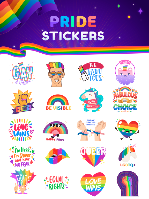 Screenshot #4 pour Pride: Stickers