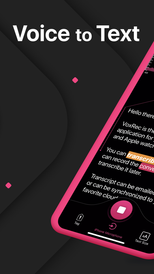 #1. Voice to Text Dictation VoxRec (iOS) 由: DeepSine