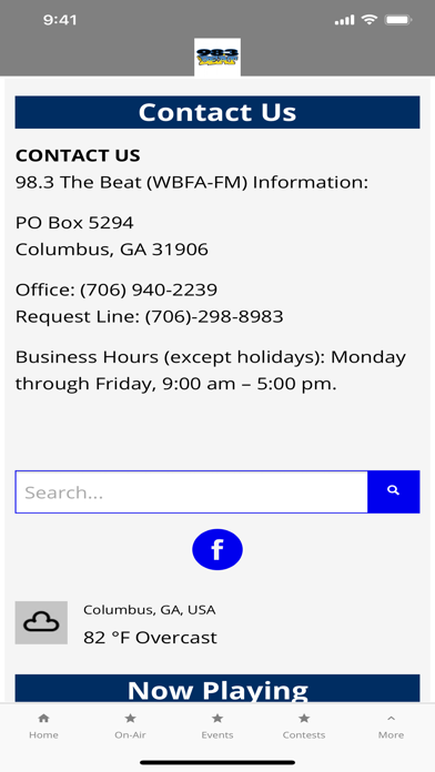 98.3 The Beat Screenshot