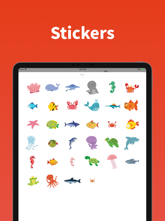 Screenshot #4 pour Animals & Fish stickers emoji