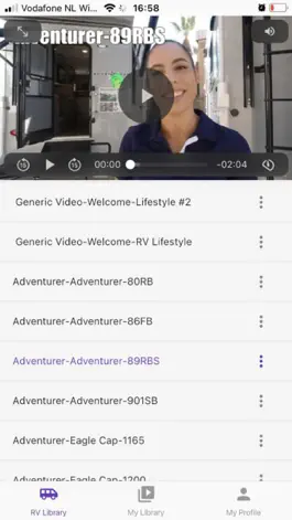 Game screenshot RV Video Library apk
