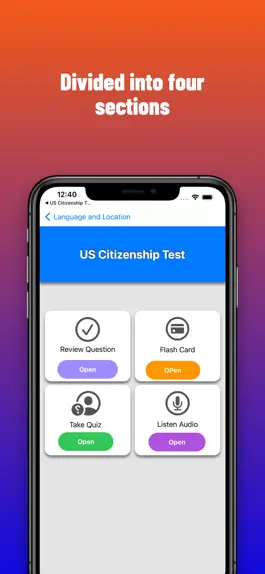 Game screenshot The US Civic Test mod apk