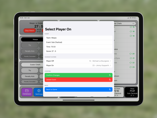 Screenshot #5 pour Rugby 4th Official Analysis