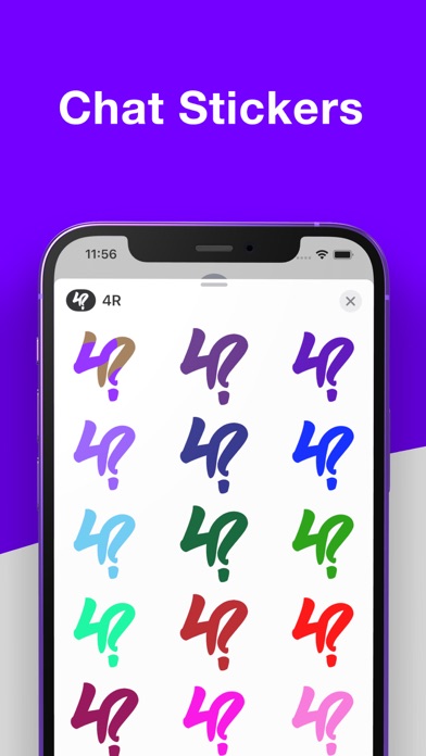 4Reall Sticker Pack Screenshot 2 - AppWisp.com