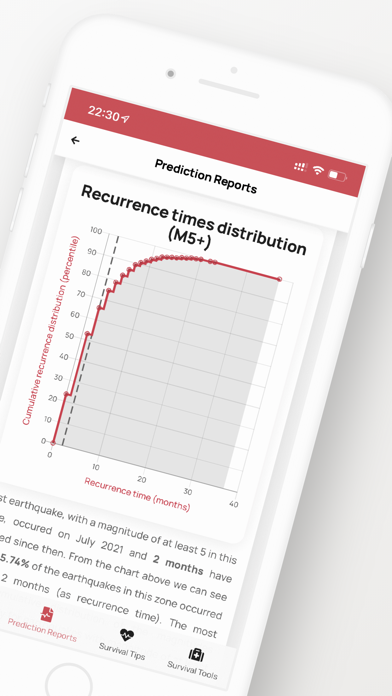 Earthquake Prediction App Screenshot
