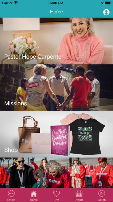 Hope Carpenter Ministries Screenshot