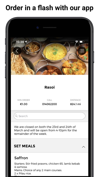 How to cancel & delete Rasoi Indian Takeaway Dublin from iphone & ipad 1