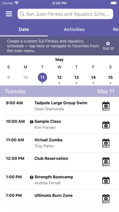 SJI Fitness & Aquatics Screenshot