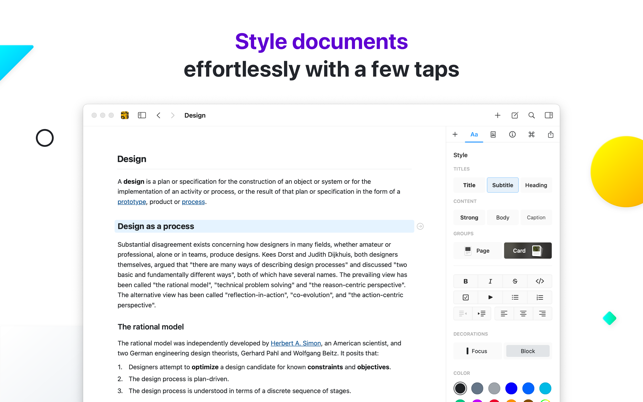 ‎Craft - Docs and Notes Editor Screenshot