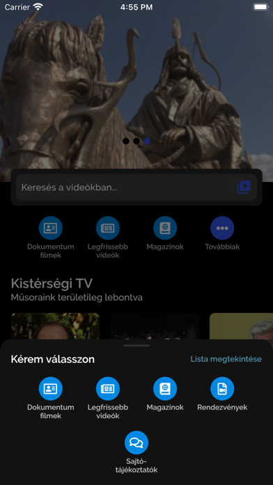 Kistérségi TV Screenshot