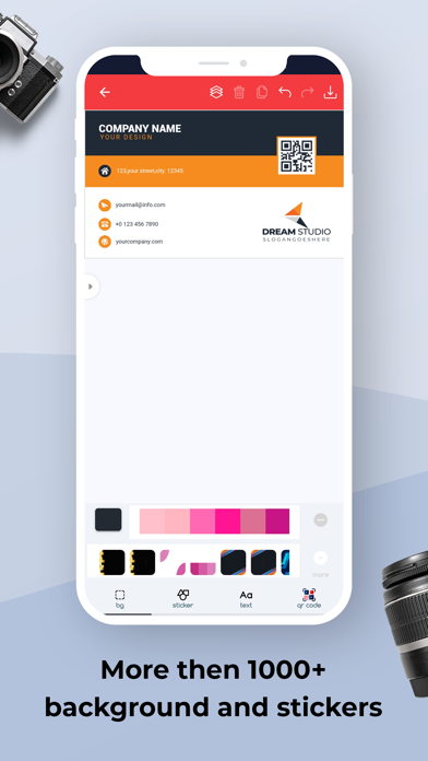 business card creators Screenshot