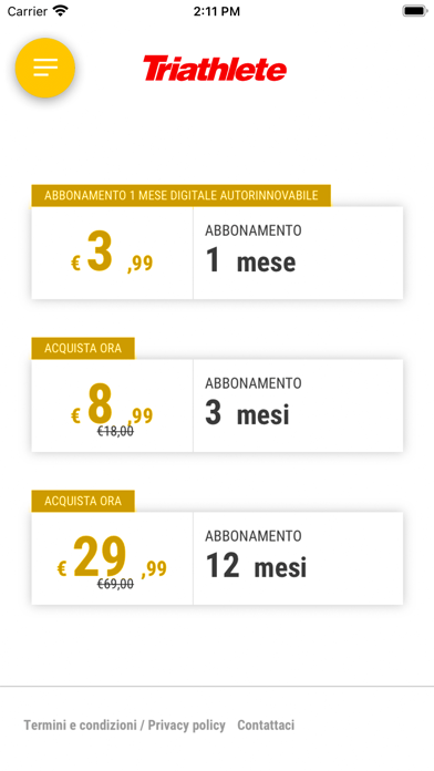 Triathlete Edicola Digitale Screenshot