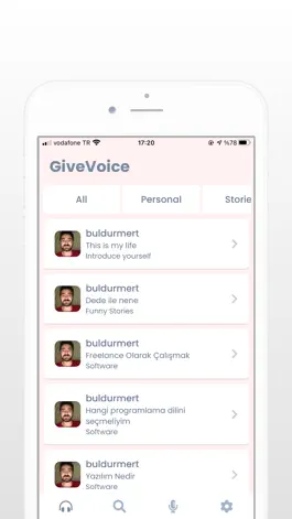 Game screenshot GiveVoice - Share Audio Story mod apk