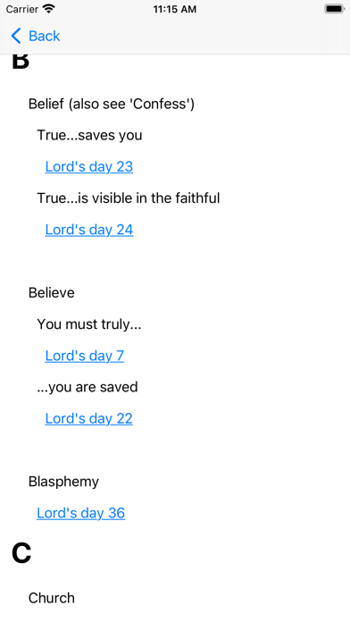 Screenshot #3 pour Heidelberg Catechism