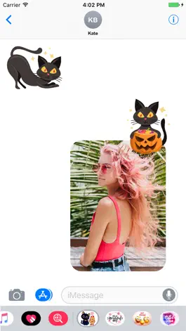 Game screenshot Black Cat Sticker! hack