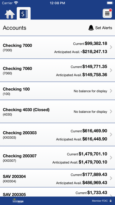 Bristol Morgan Bank Business Screenshot