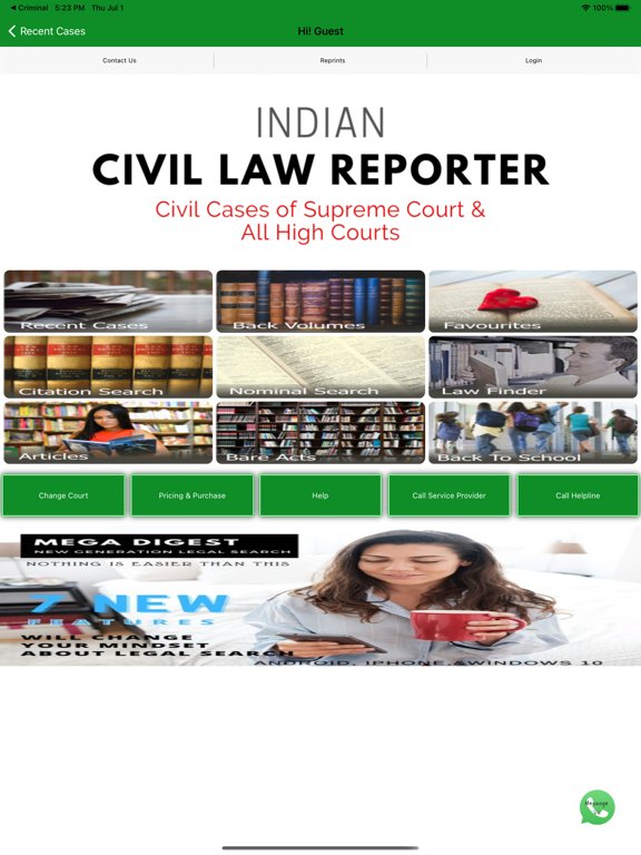 Screenshot #4 pour Indian Civil Law Reporter
