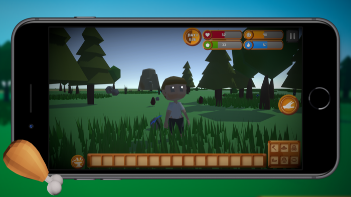 Flat Island Survival