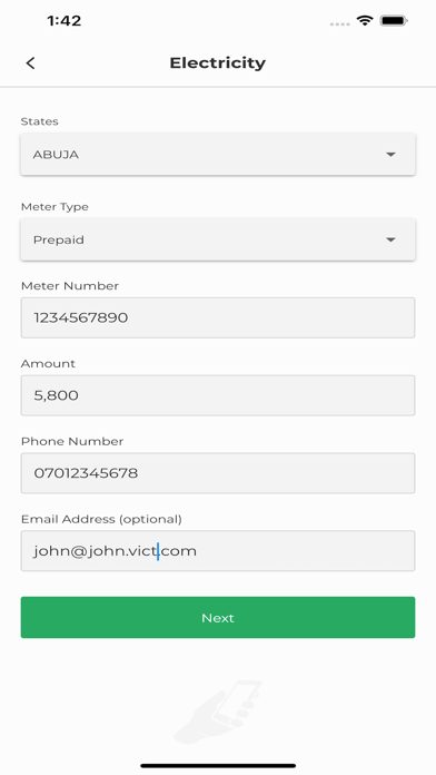 iRecharge Screenshot
