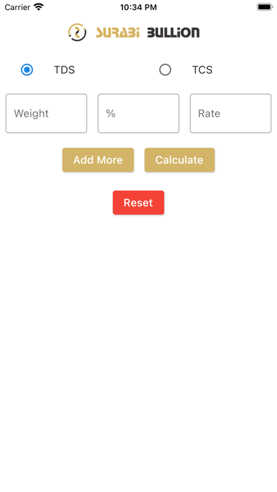 TDS Calculator: Surabi Bullion Screenshot
