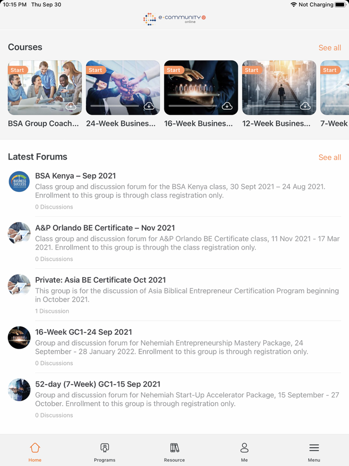 Nehemiah E-Community