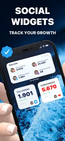 Game screenshot Social Widget Follower Counter mod apk