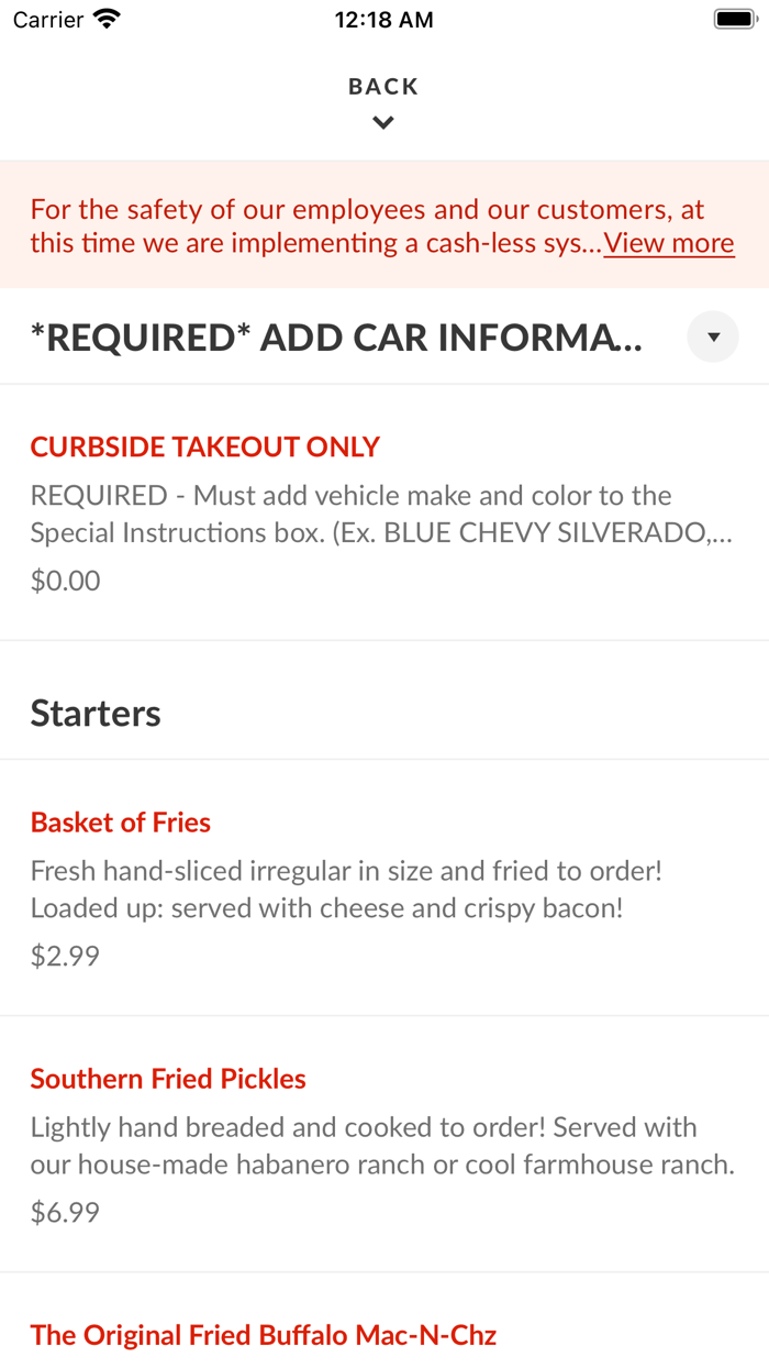 Outlanders Southern Chicken