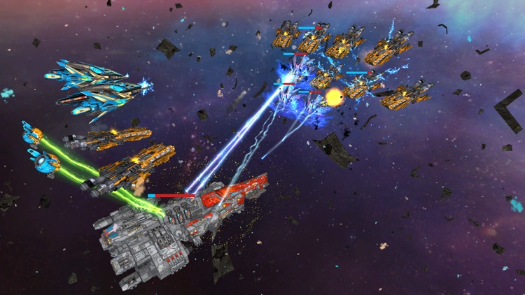 Space Ships WAR: 3D Battles TD screenshot-6