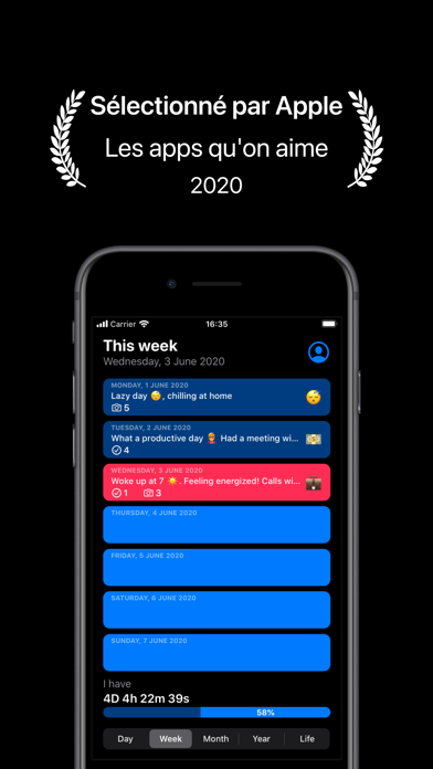 Screenshot #2 pour LifeViewer - Tâches, planning