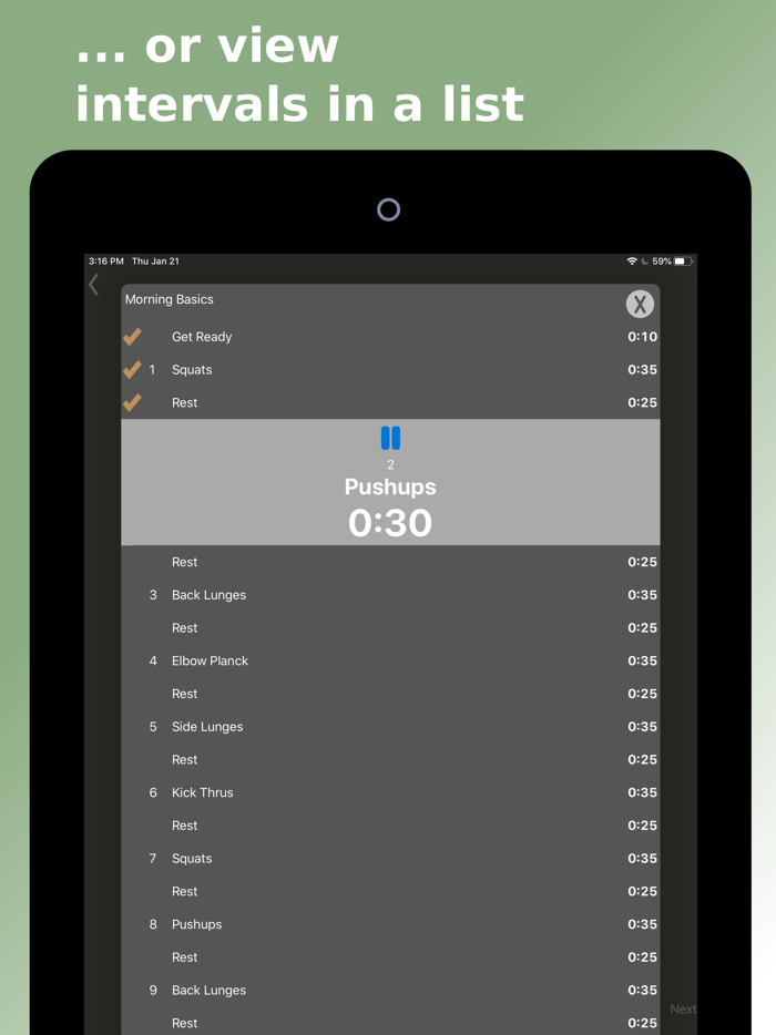 Intervals - HIIT Builder Lite
