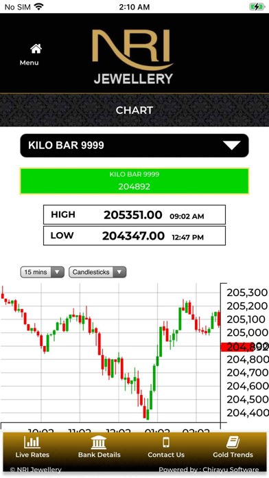 NRI Jewellery Screenshot