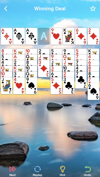 FreeCell Solitaire Poker Game Screenshot