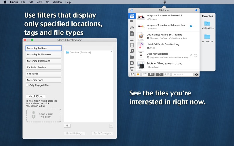 Screenshot #3 pour Trickster: Recently Used Files