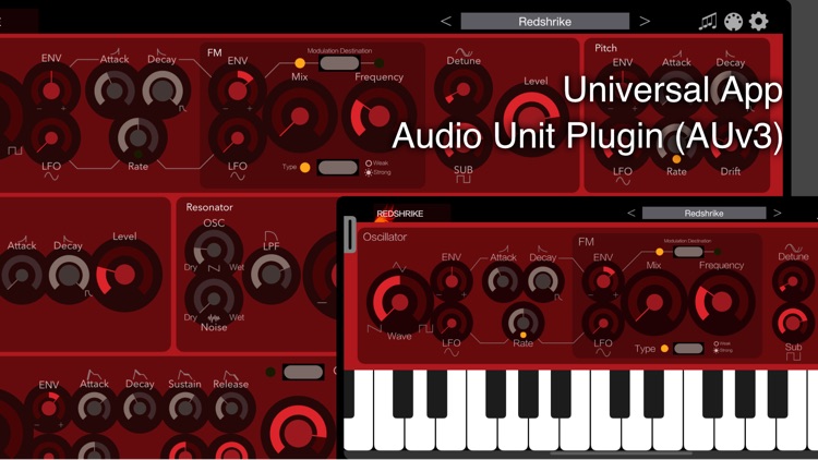 Redshrike - AUv3 Plugin Synth screenshot-0
