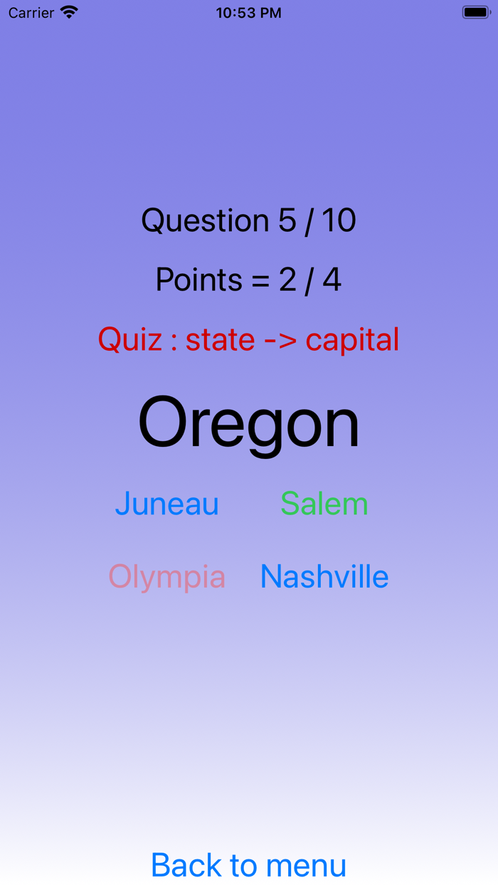 USA Geography - the 50 states