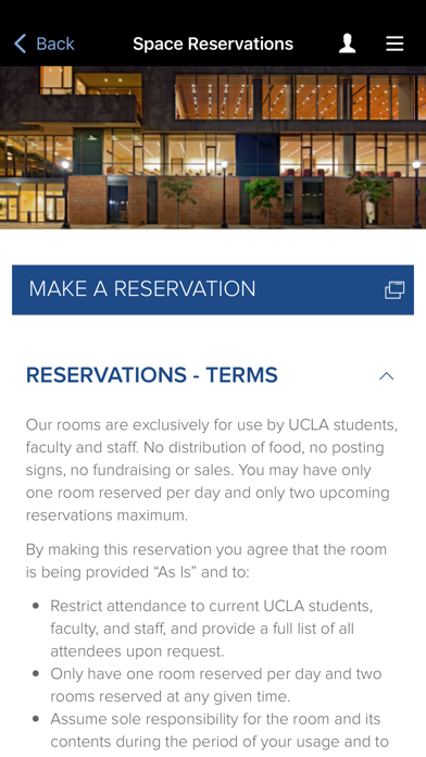 UCLA Housing Screenshot