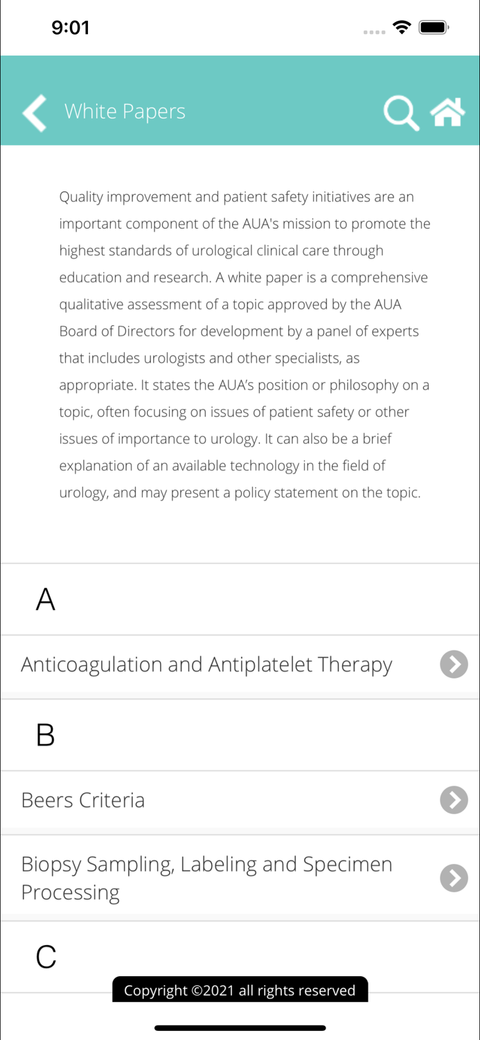 AUA Guidelines at a Glance