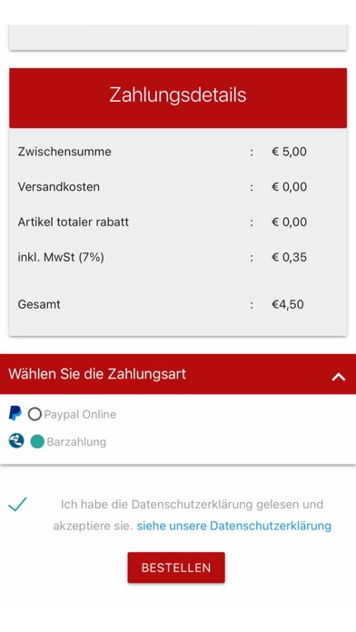 Amore Pizza Und Grill Screenshot