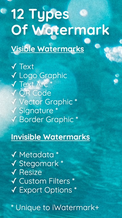 iWatermark+ Watermark Add Logo Screenshot