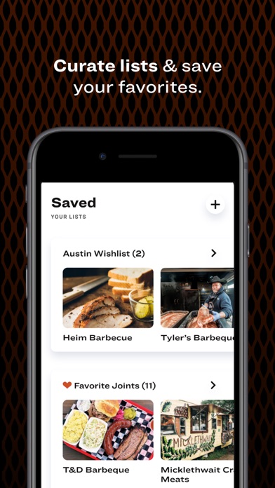 Texas Monthly BBQ Finder Screenshot