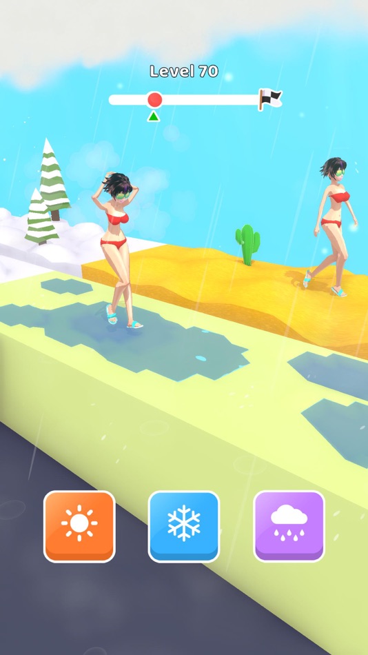 #5. Weather Run 3D (iOS) 由: HAPPY GAME COMPANY TEKNOLOJI ANONIM SIRKETI
