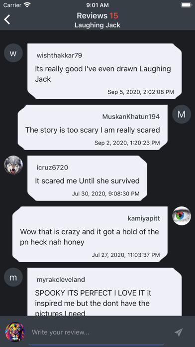 Scary Chat Stories MistoryLite Screenshot