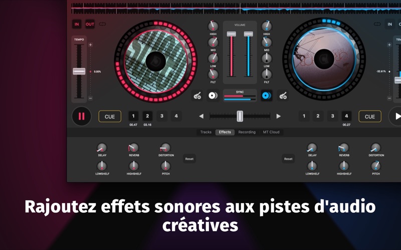 Screenshot #3 pour X Djing: Table De Mixage Audio