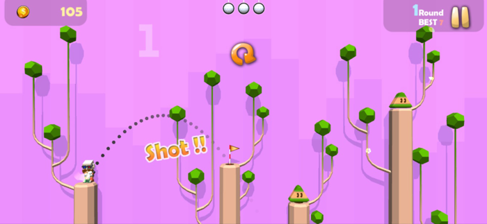 Golf Hero - Pixel Golf 3D