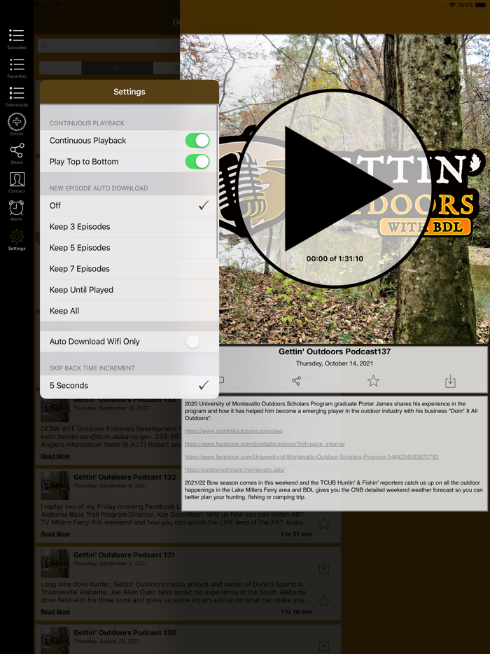 Gettin Outdoors With BDL