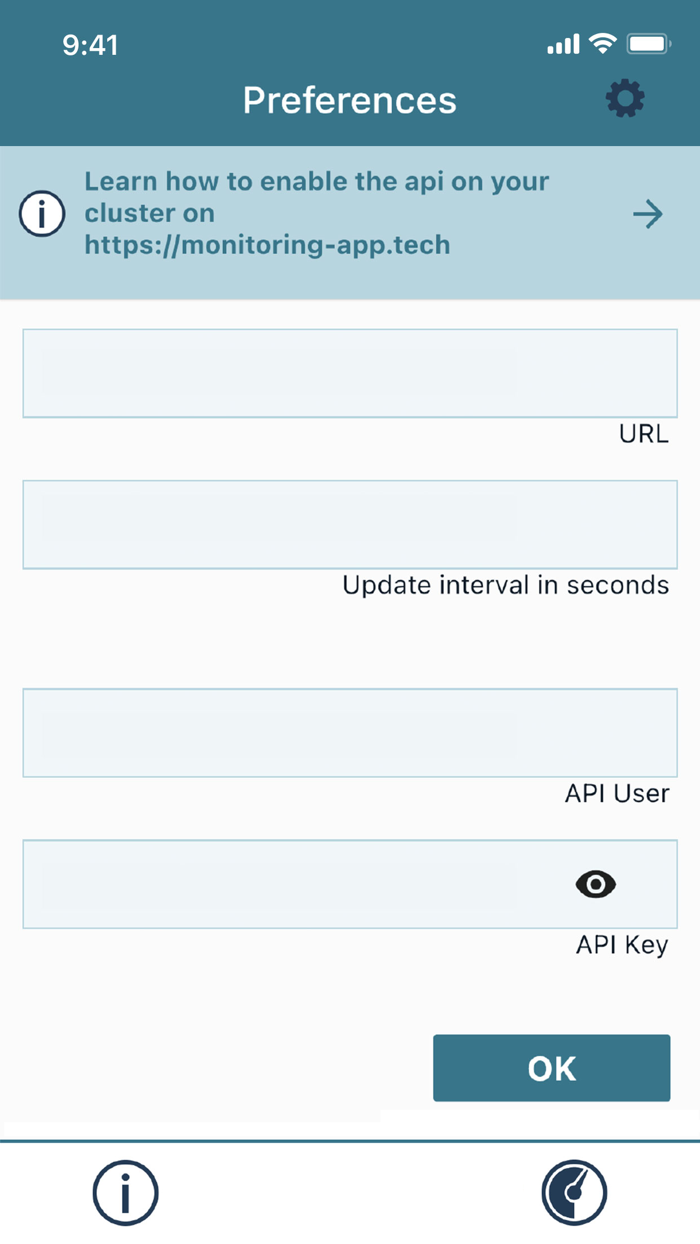 mona - monitoring app