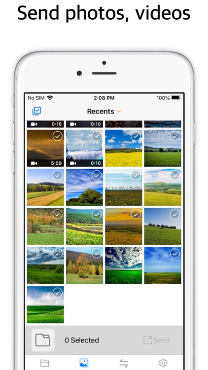 File Transfer-save videos pic