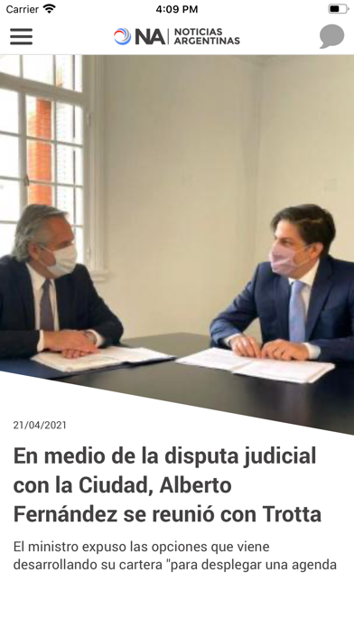 NA - Noticias Argentinas Screenshot