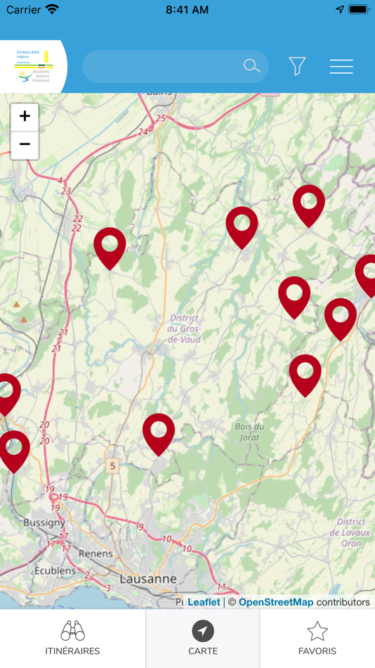 #3. Moudon Echallens Régions:Guide (iOS) 由: Moudon Region Tourisme