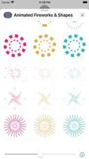animated fireworks & shapes iphone screenshot 4